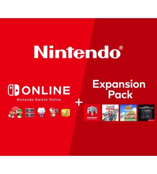 Switch Online - 12 Months 365 Days Family Membership + Expansion Pack Nintendo eShop Key EUROPE